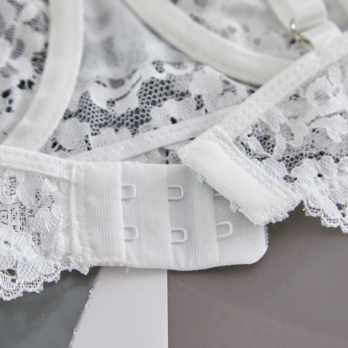 Spaghetti Strap Lace Sheer Sexy Lingerie Set