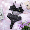 Daisy Mesh Gathering Sculpting Bodysuit