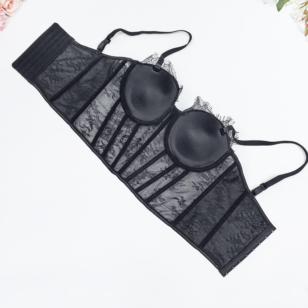 Bestseller Lace Push-Up Fishbone Corset Bra