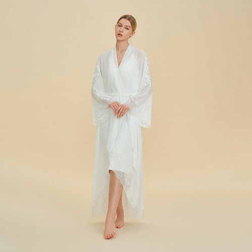 Chiffon Short Morning Robe | Sheer Loungewear for Women – Luxury Lingerie – Sheer Secret