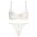 French Embroidered Lace Bra Set – Ultra-Thin, Slimming, Anti-Sag