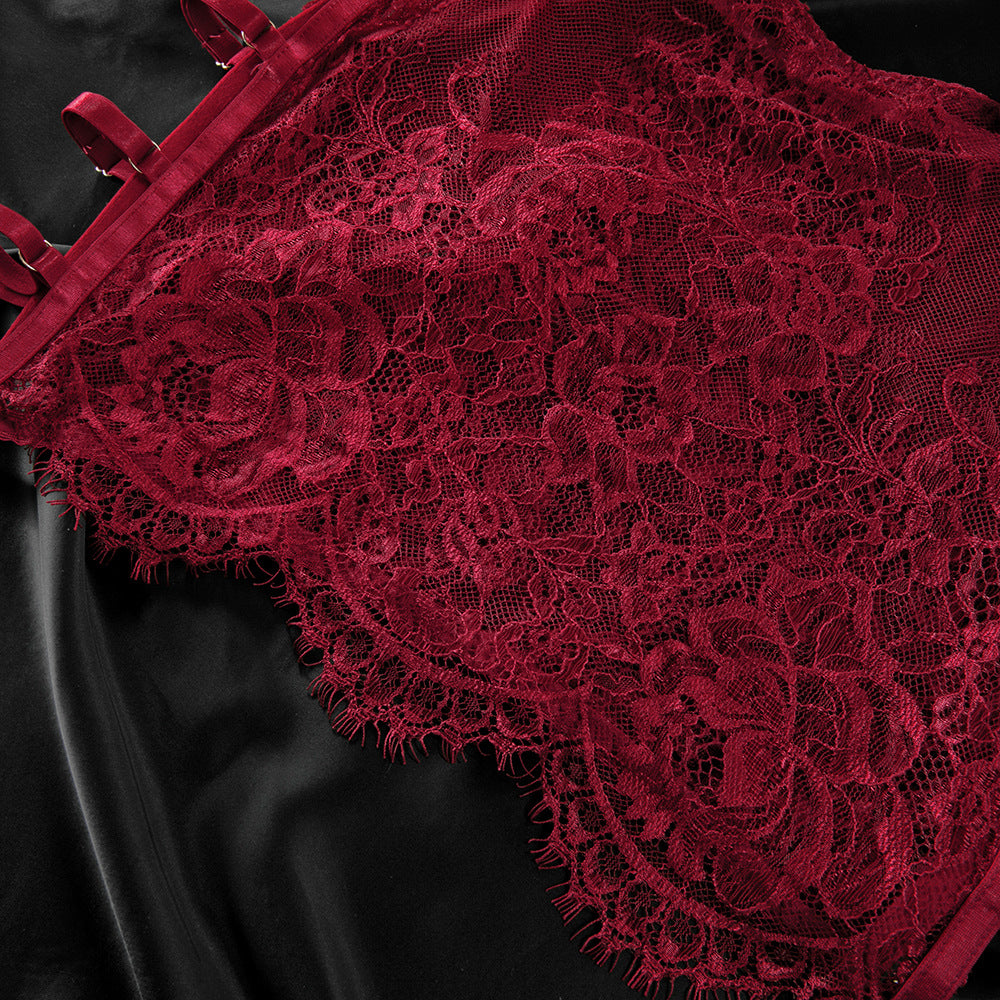 High-Elastic Lace Lingerie Set | 3D Tailored Bra & Brief