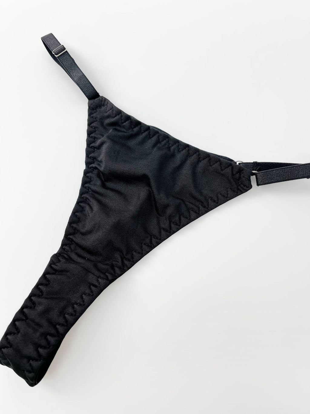 Bow Hollow Strap Lingerie Set – Ultra-Thin, with Leg Socks & Gloves