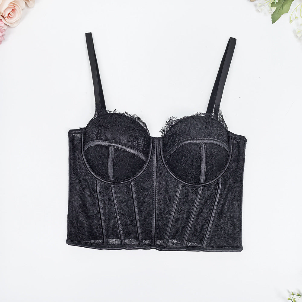 Bestseller Lace Push-Up Fishbone Corset Bra