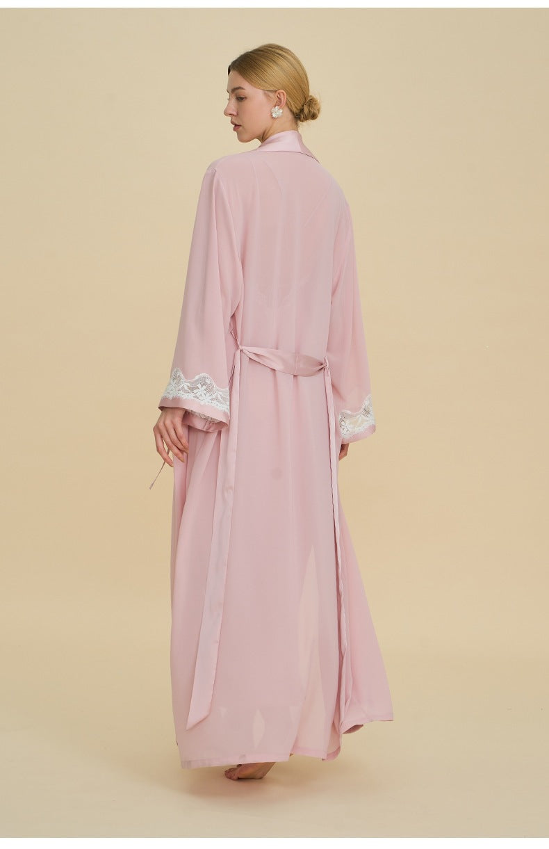 Satin Slip Dress & Robe Two-Piece Set | Luxury Women's Sleepwear