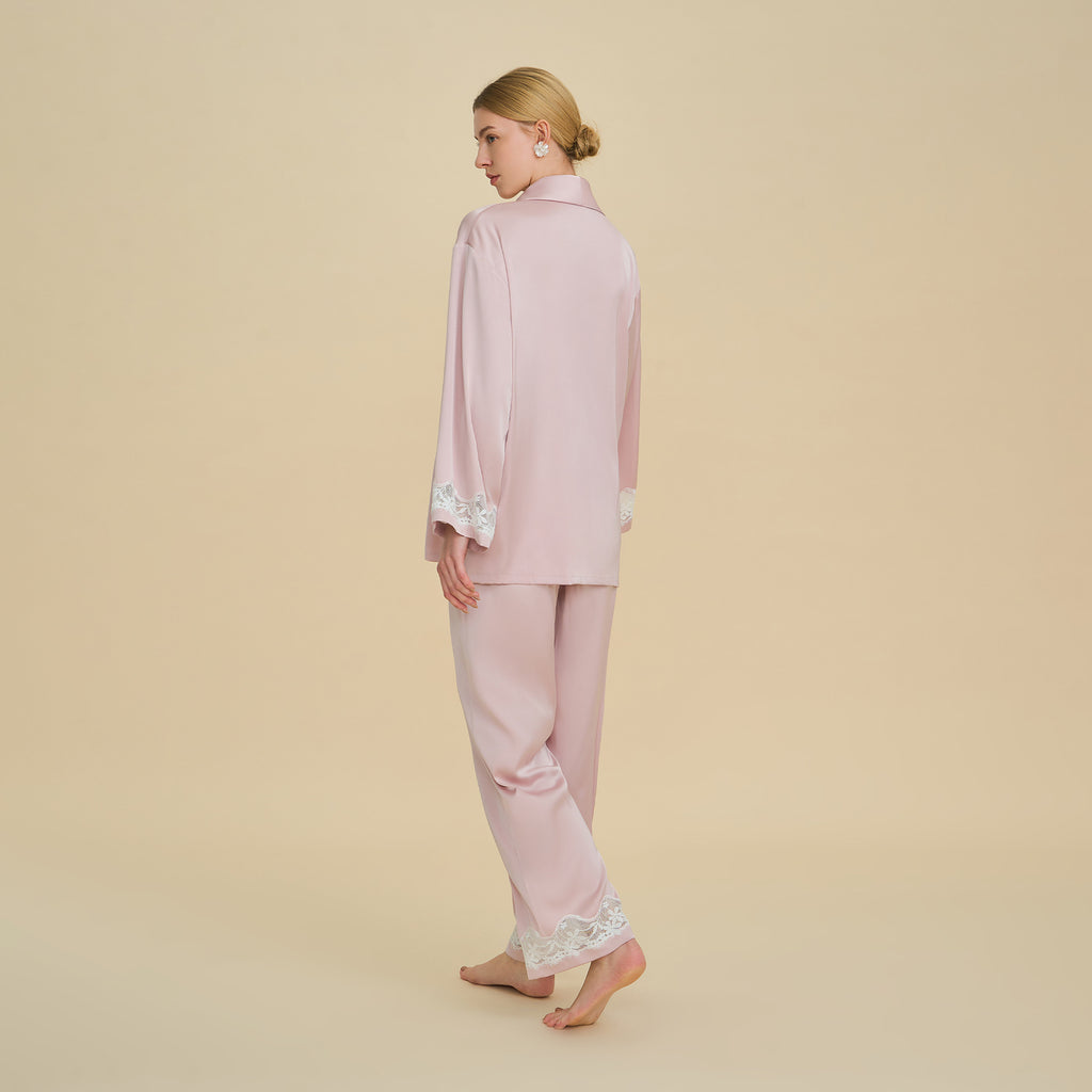Light Luxury Long Sleeve Pajama Set | Premium Women's Loungewear