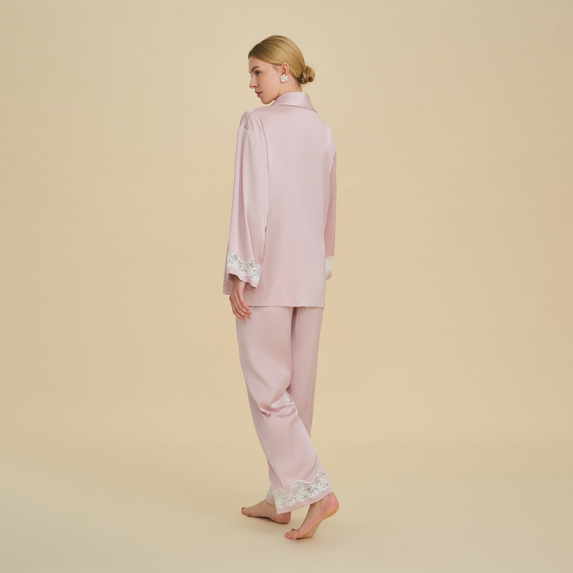 Light Luxury Long Sleeve Pajama Set | Premium Women's Loungewear