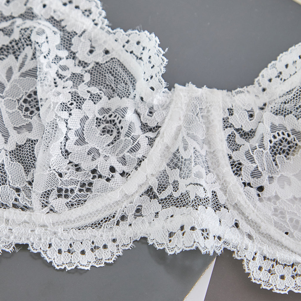 Spaghetti Strap Lace Sheer Sexy Lingerie Set