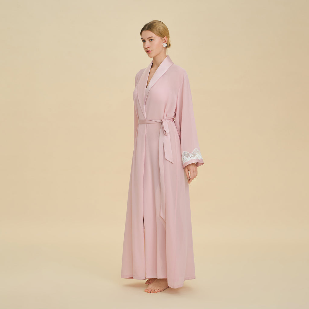 Satin Slip Dress & Robe Two-Piece Set | Luxury Women's Sleepwear