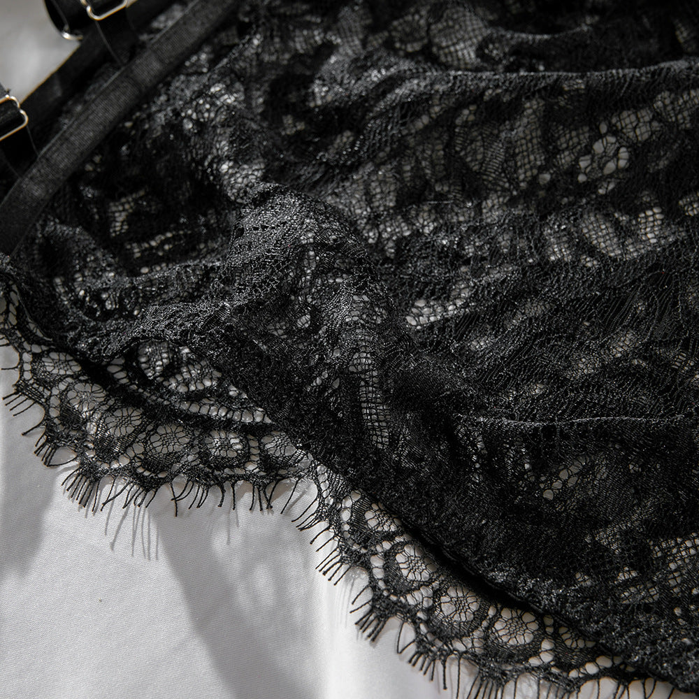 High-Elastic Lace Lingerie Set | 3D Tailored Bra & Brief