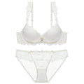 Push-Up Lace Bra Set – Side Support, Anti-Sag & Minimizing | 5 Colors