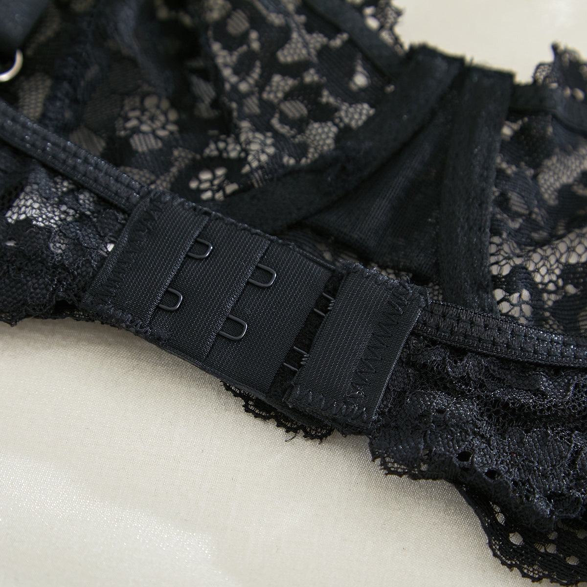 Spaghetti Strap Lace Sheer Sexy Lingerie Set