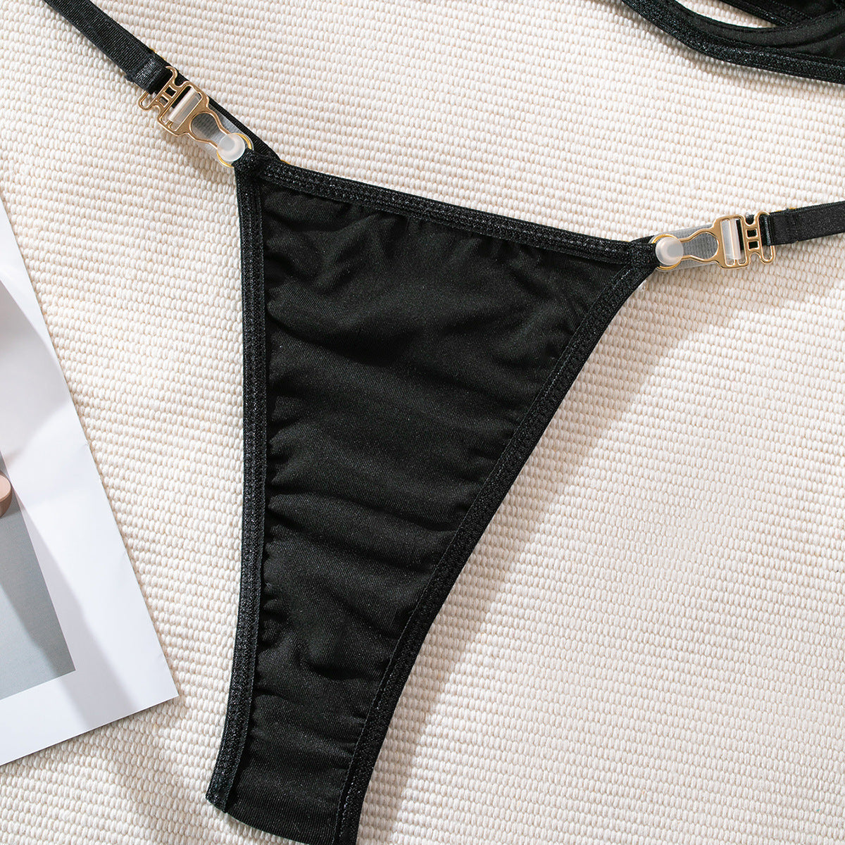 Pure Desire Halter Garter Sheer Lingerie Set