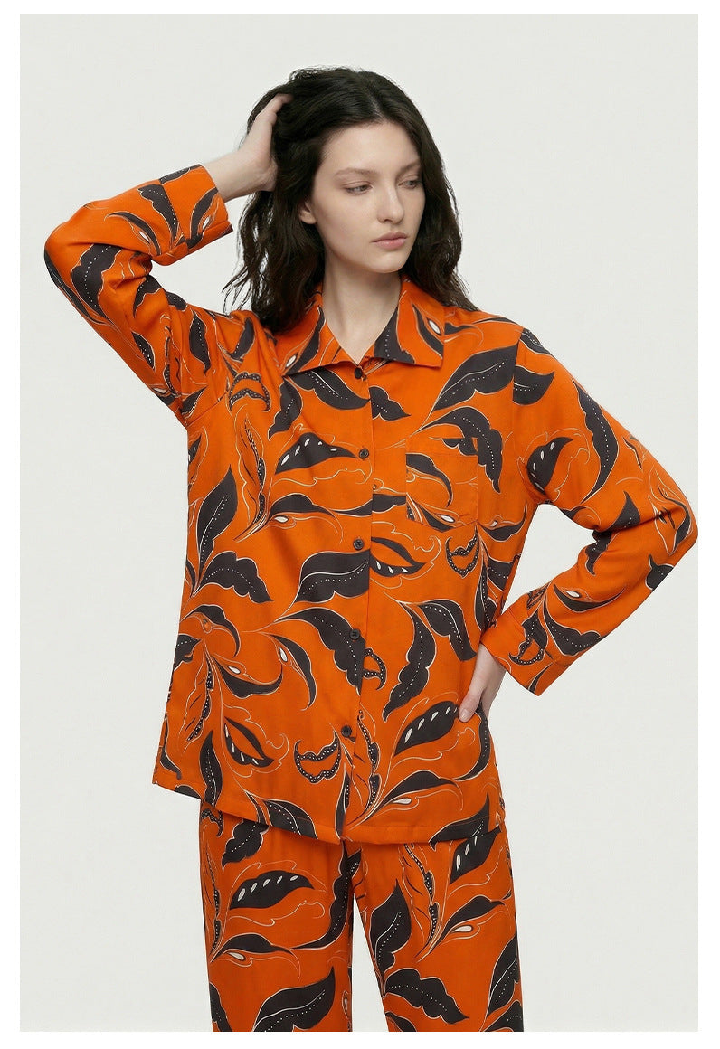 Cotton Lapel Cardigan Pajama Set | Casual Loungewear You Can Wear Outside