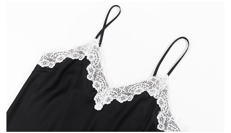 French Spaghetti Strap & Shorts Two-Piece Set | Summer Loungewear